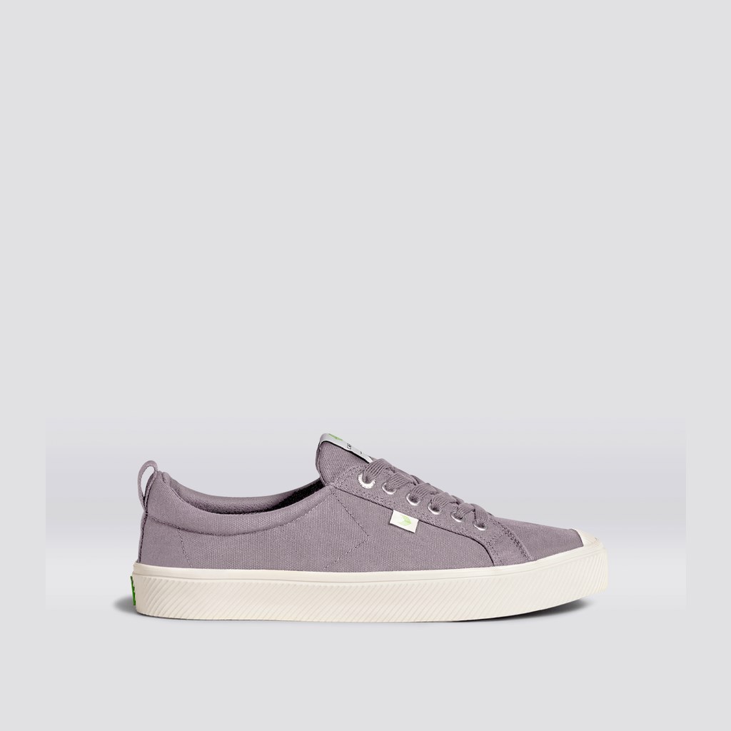 OCA LOW Cariuma Low Top Tela Vegan Grise Femme | BCW-5095552